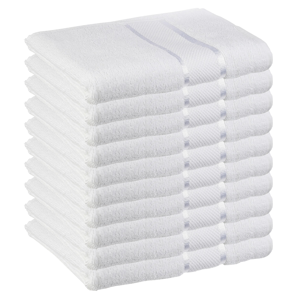 Prosop de baie si de fata Lodi, pentru uz rezidential/hotel/calatorii, densitate 420g/m², model egiptean, bumbac 100%, dimensiuni 30x50 cm, alb