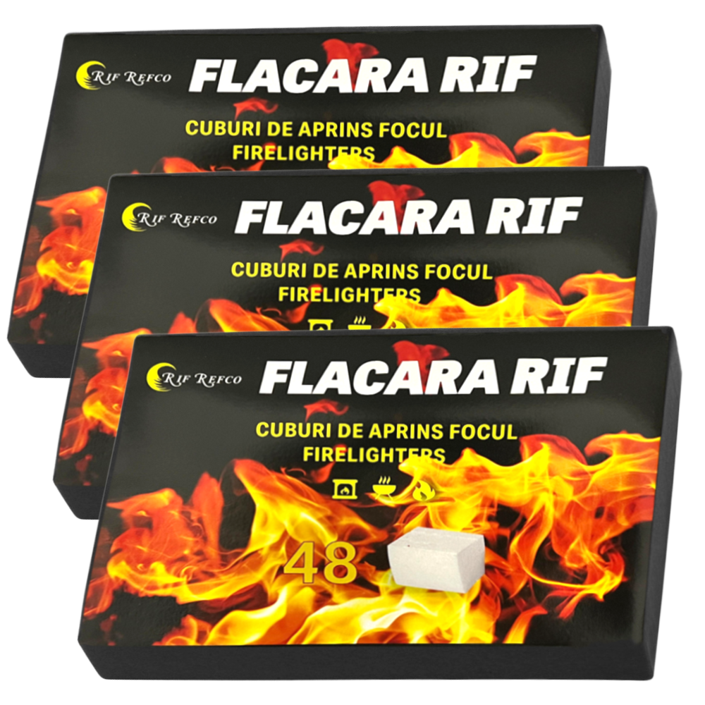Set Cuburi pentru Aprins Focul Lodi, pastile aprinzatoare, timp indelungat de ardere, incalzire centrala, seminee, sobe, camping, drumetii