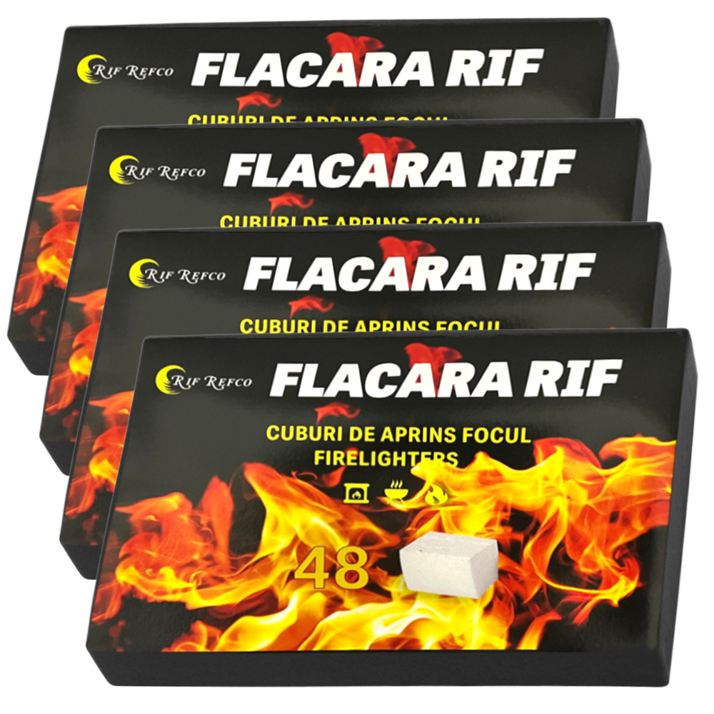Set Cuburi pentru Aprins Focul Lodi, pastile aprinzatoare, timp indelungat de ardere, incalzire centrala, seminee, sobe, camping, drumetii