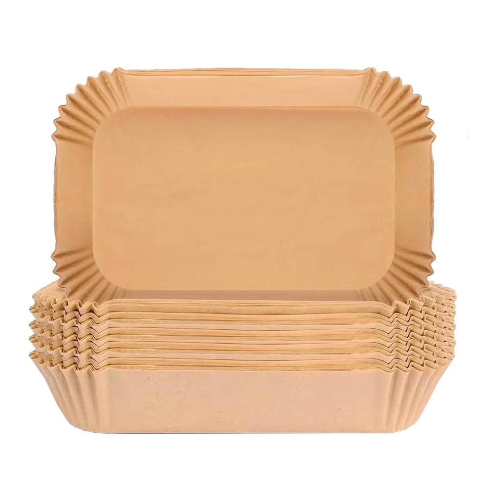 Set 400 Bucati Hartie de Copt pentru Air Fryer Lodi966, friteuza, unica folosinta, , 22 x14 x 4.5 cm, dreptunghiular, maro