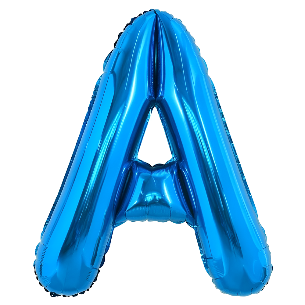 Balon in Forma de Litera A Lodi1021, metalizat, pentru Petreceri/Aniversari/Evenimente,rezistent, folie, albastru, 40 cm