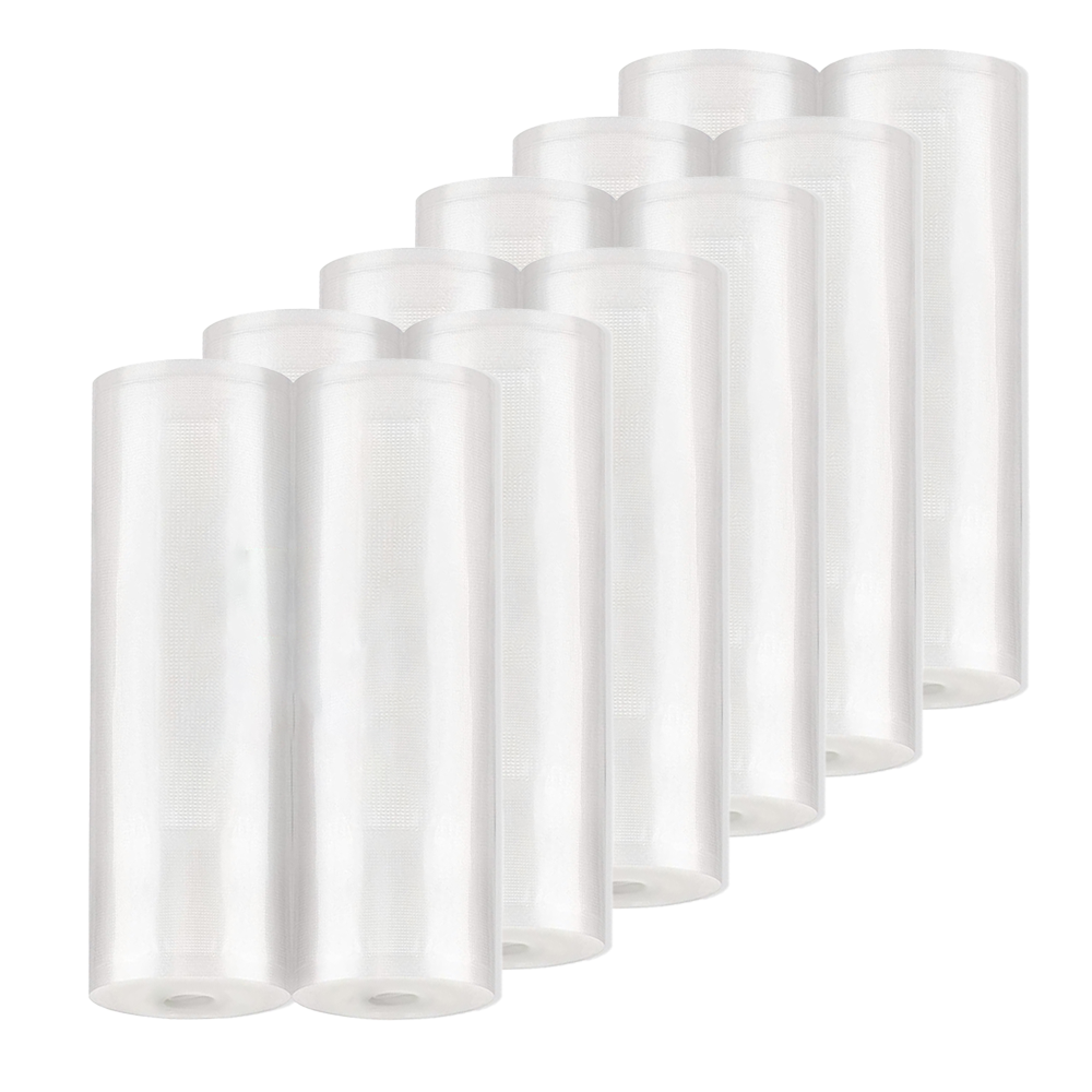 Set de Role Folii pentru Vidat Universale Lodi, 5m x 22cm, compatibile cu orice aparat de vidat, gofrate, reutilizabile, rezistente la caldura, transparente