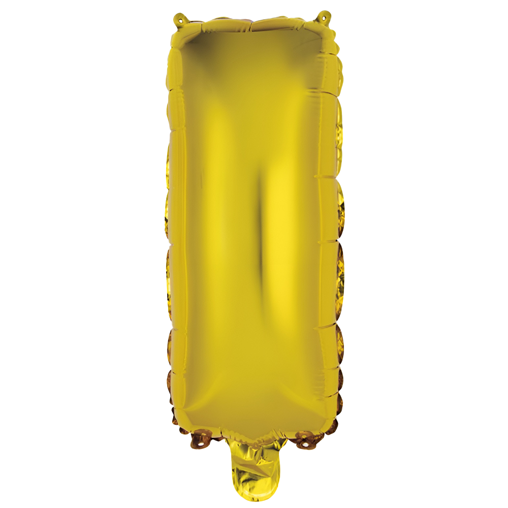 Balon in Forma de Litera I Lodi1057, metalizat, pentru Petreceri/Aniversari/Evenimente,rezistent, folie, auriu, 40 cm