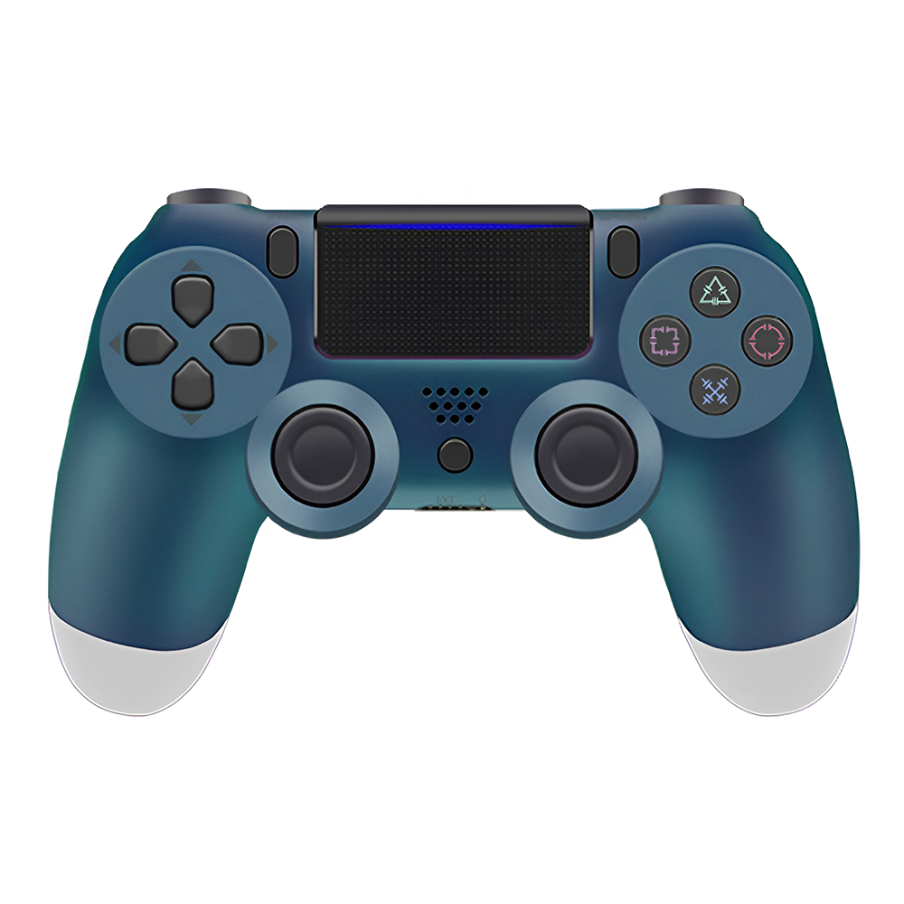 Controller Wireless DoubleShock Lodi1197, compatibil cu PS4, joystick-uri analog, vibratie dubla, baterie performanta, verde