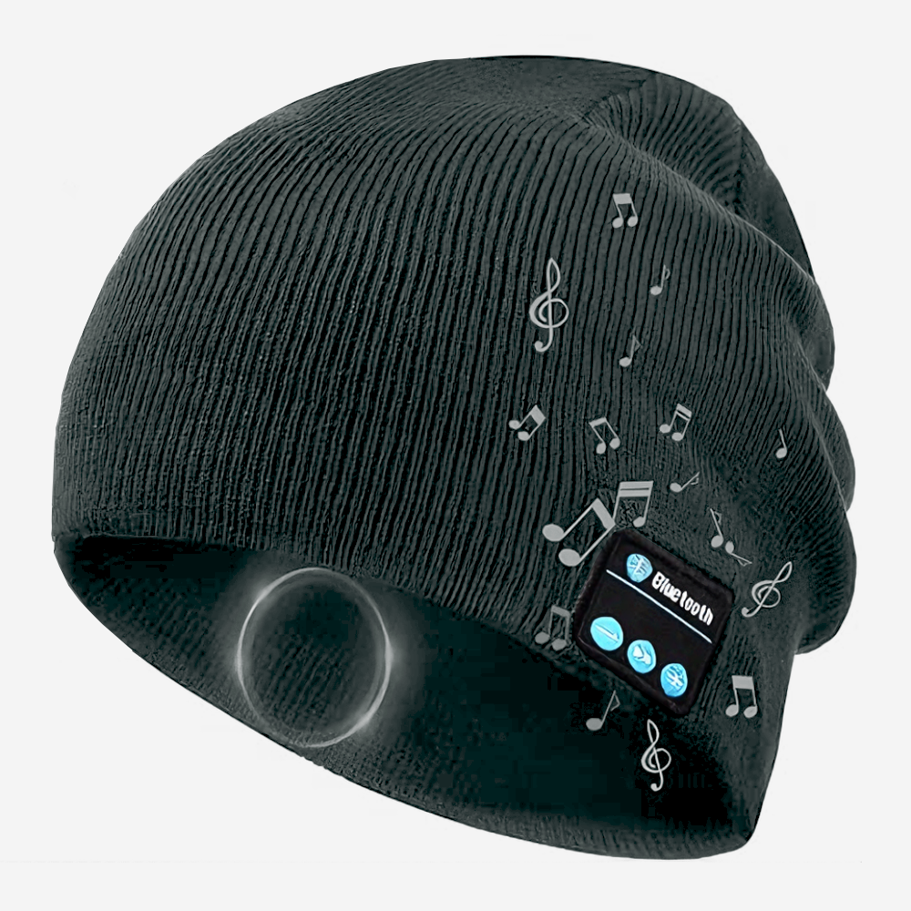 Caciula Bluetooth Unisex Lodi1493, hands-free, microfon, difuzoare stereo incorporate, sistem audio detasabil, curatare usoara, comoda, pentru alergare/drumetii, gri inchis