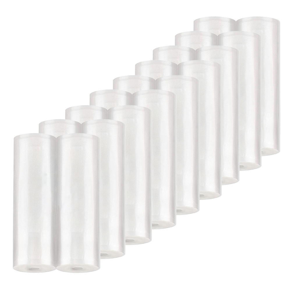 Set de Role Folii pentru Vidat Universale Lodi, 5m x 22cm, compatibile cu orice aparat de vidat, gofrate, reutilizabile, rezistente la caldura, transparente