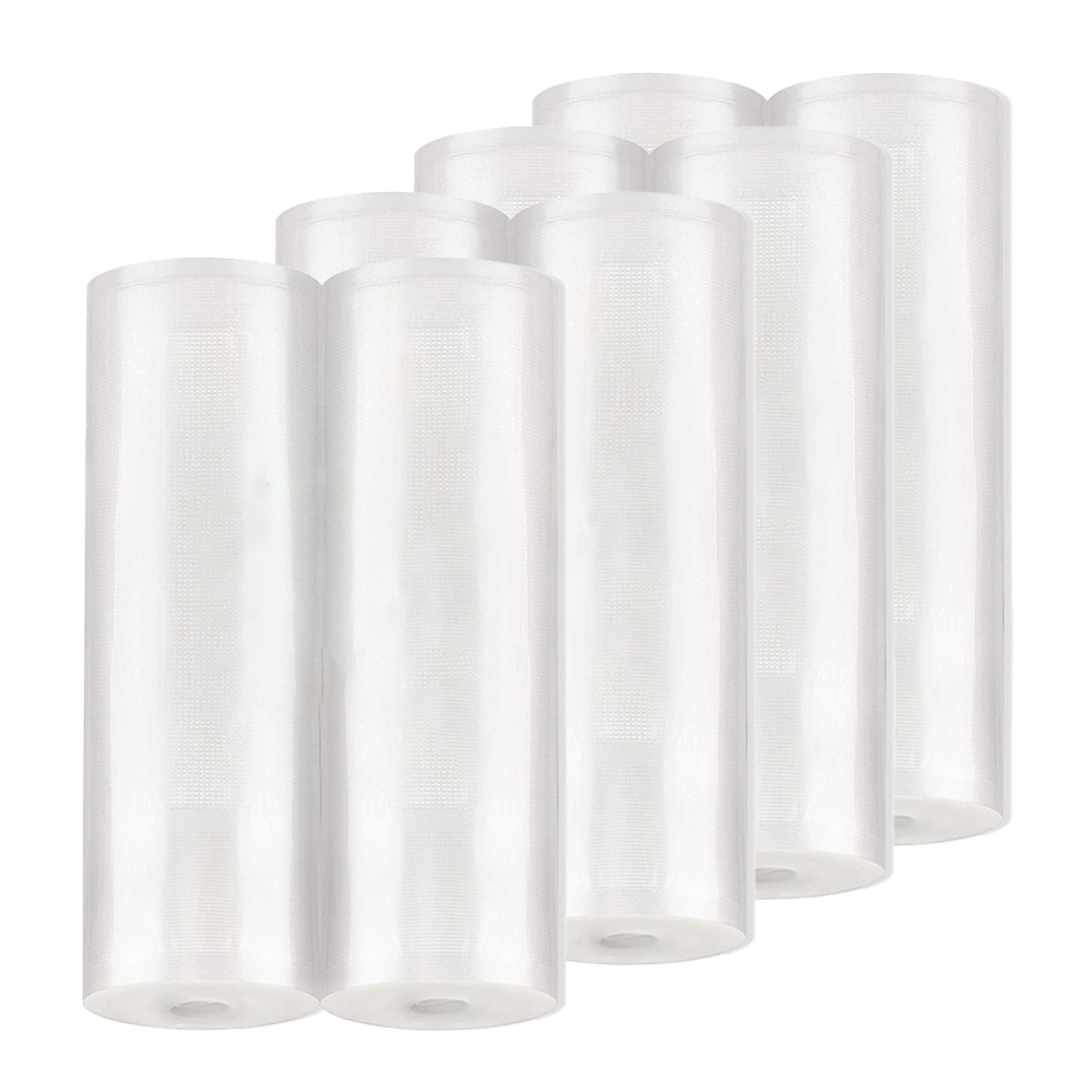 Set de Role Folii pentru Vidat Universale Lodi, 5m x 22cm, compatibile cu orice aparat de vidat, gofrate, reutilizabile, rezistente la caldura, transparente