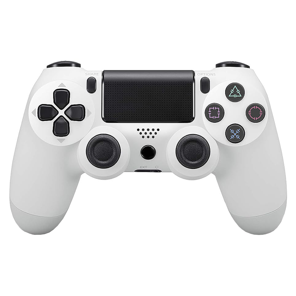 Controller Wireless DoubleShock Lodi1193, compatibil cu PS4, joystick-uri analog, vibratie dubla, baterie performanta, alb