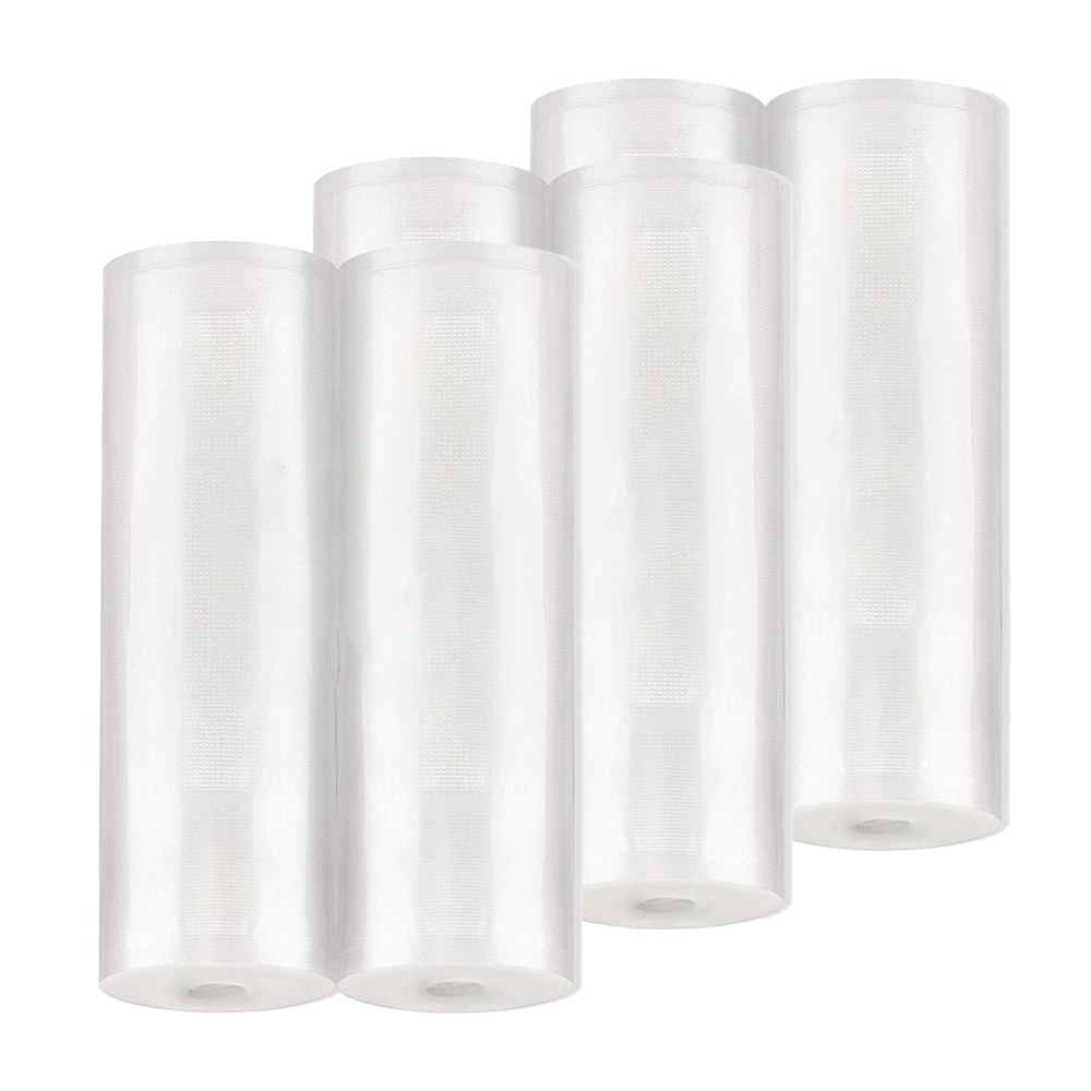 Set de Role Folii pentru Vidat Universale Lodi, 5m x 22cm, compatibile cu orice aparat de vidat, gofrate, reutilizabile, rezistente la caldura, transparente