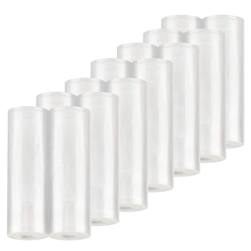 Set de Role Folii pentru Vidat Universale Lodi, 5m x 22cm, compatibile cu orice aparat de vidat, gofrate, reutilizabile, rezistente la caldura, transparente