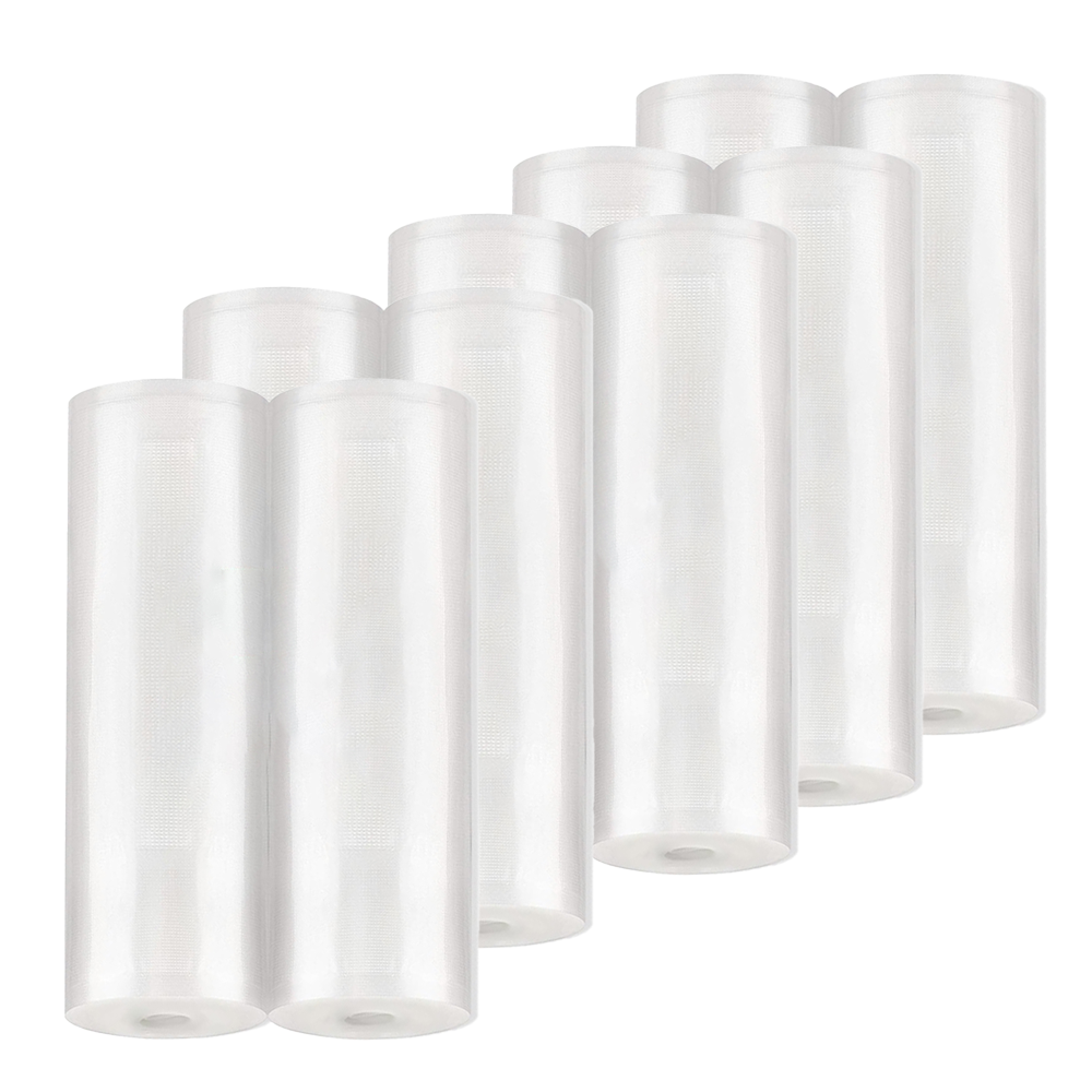 Set de Role Folii pentru Vidat Universale Lodi, 5m x 22cm, compatibile cu orice aparat de vidat, gofrate, reutilizabile, rezistente la caldura, transparente