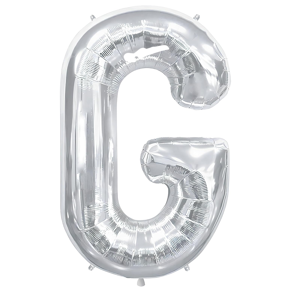 Balon in Forma de Litera G Lodi1483, metalizat, pentru Petreceri/Aniversari/Evenimente, rezistent, folie, silver, 40 cm