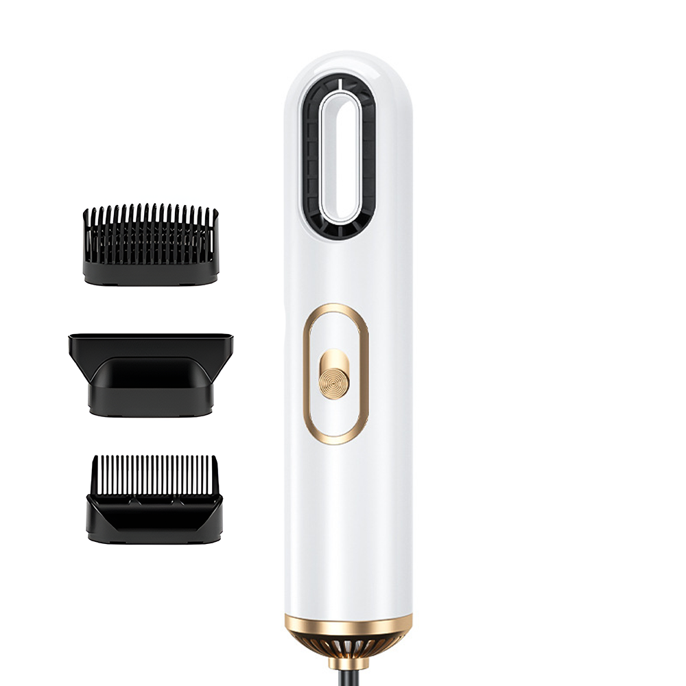 Uscator Profesional de Par 3 in 1 Lodi1084, aparat multifunctional coafare si uscare, 3 accesorii incluse, 1200W, alb