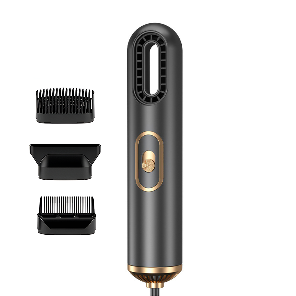 Uscator Profesional de Par 3 in 1 Lodi1083, aparat multifunctional coafare si uscare, 3 accesorii incluse, 1200W, negru