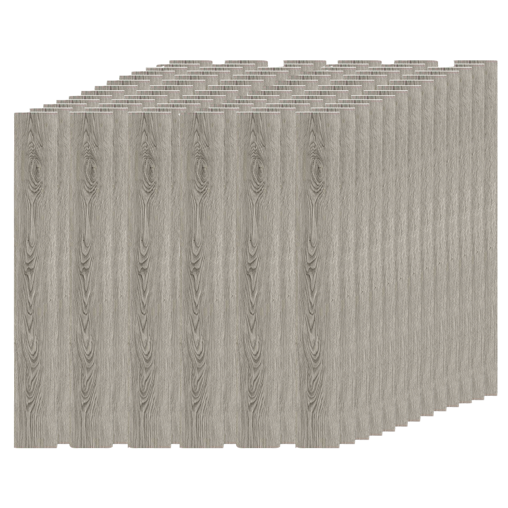 Set 72 Placi de Pardoseala Autoadezive Tip Parchet Lodi681, durabile, adeziv puternic, PVC, 914.4mm x152.4mm, mm 4.9 m²/box, gri dungi