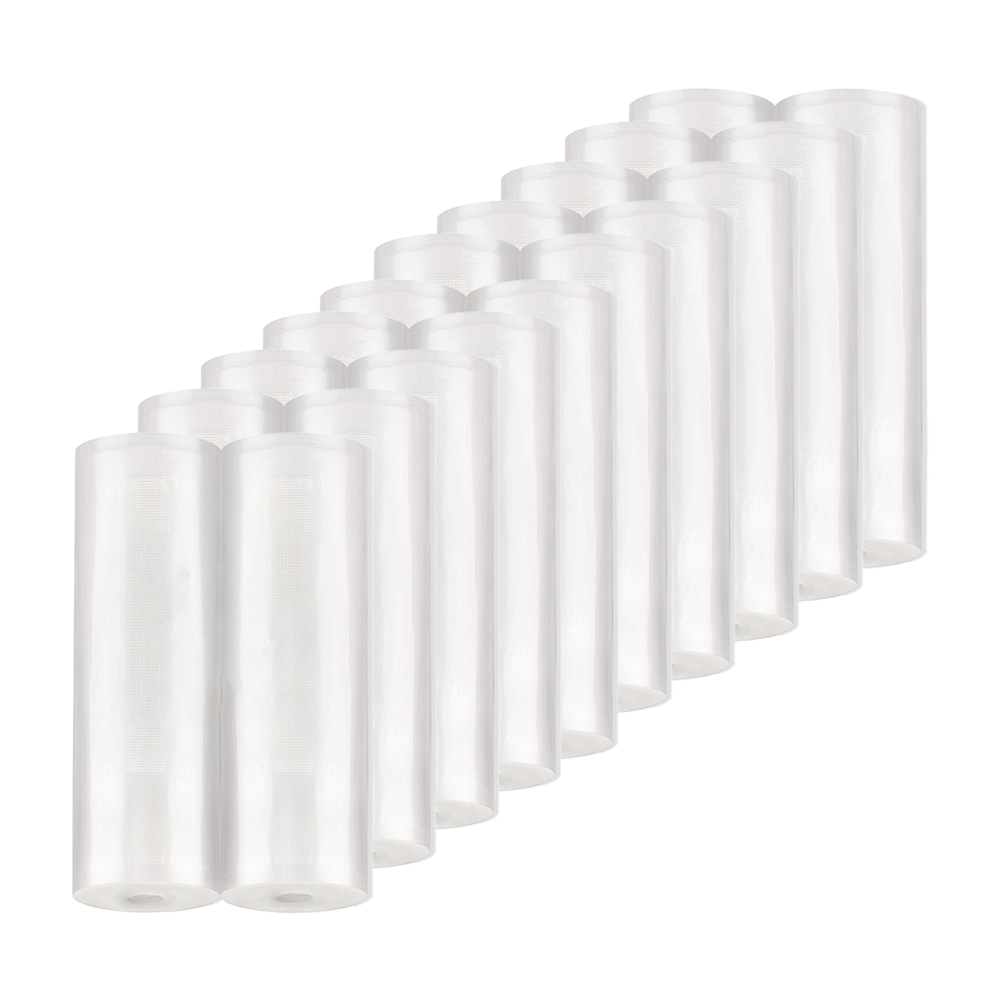 Set de Role Folii pentru Vidat Universale Lodi, 5m x 22cm, compatibile cu orice aparat de vidat, gofrate, reutilizabile, rezistente la caldura, transparente