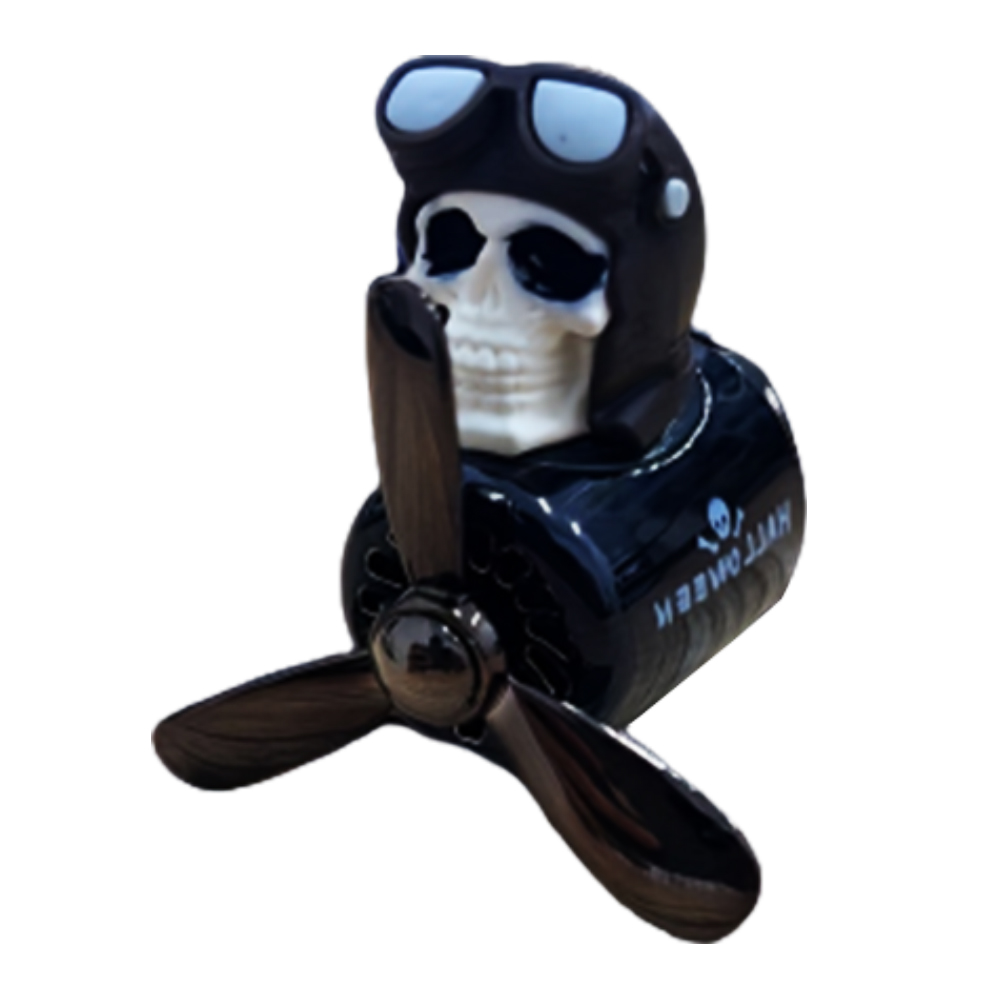 Difuzor Auto Aromaterapie Lodi339 car pilot skeleton, kit odorizant, 2 arome cu extracte naturale incluse