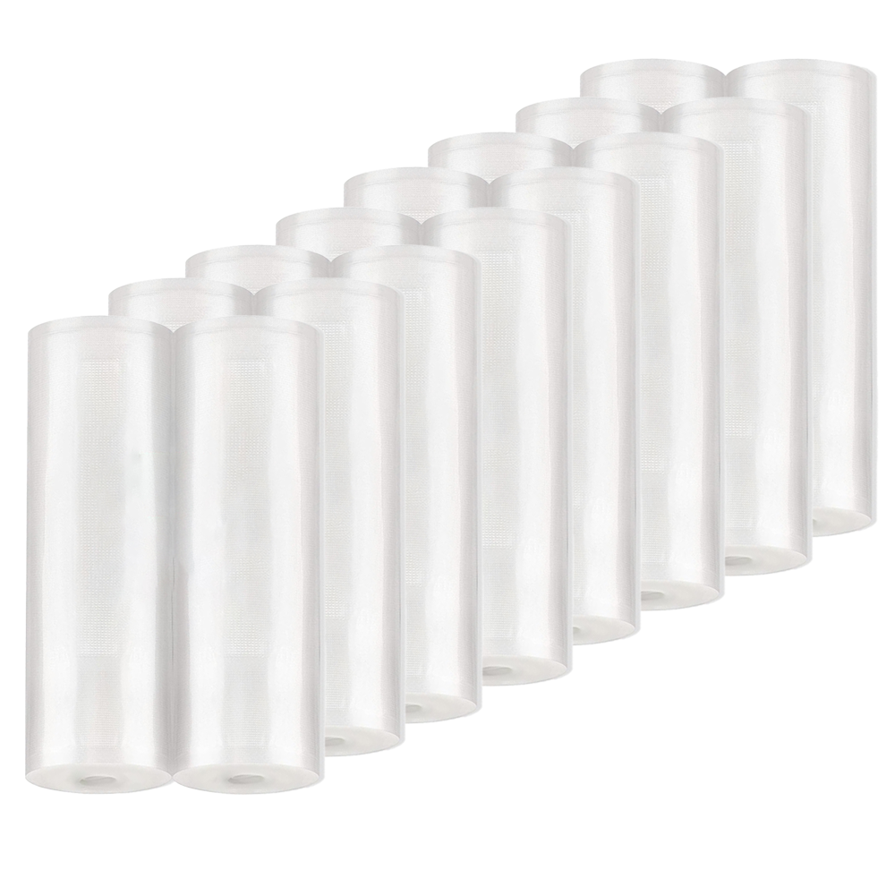 Set de Role Folii pentru Vidat Universale Lodi, 5m x 22cm, compatibile cu orice aparat de vidat, gofrate, reutilizabile, rezistente la caldura, transparente
