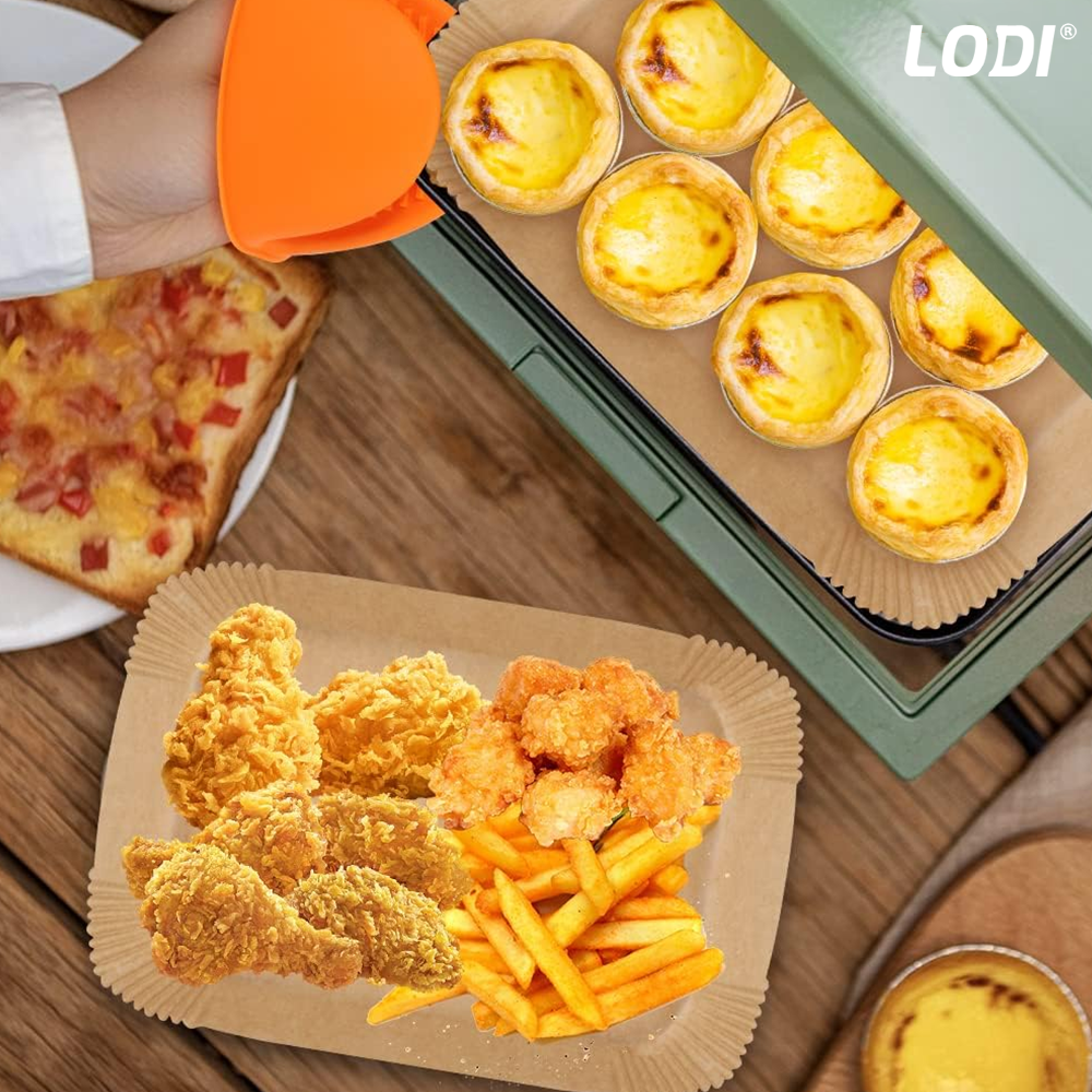 Friteuza Dubla Fara Ulei Air Fryer Lodi855, 100 tavi de copt cadou,tehnologie smart sensing, programe smart chef automate, afisaj digital, capacitate 8 L, tehnologie de eliminare a grasimii, functie de pastrare la cald,tensiune alimentare 220-240 V, negru