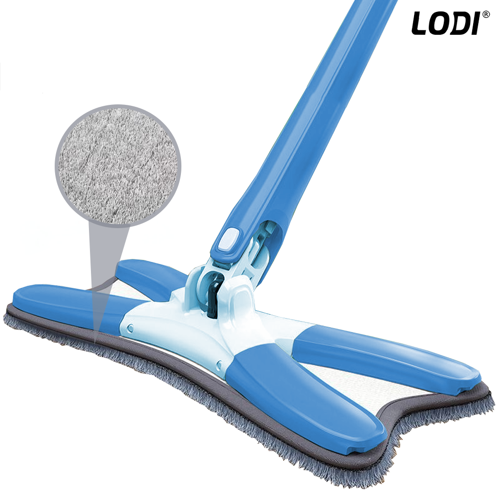 Set 3 Rezerve pentru Mop cu Cap in Forma de X Lodi1247, rotire 360 grade, 37 x 14 cm, gri