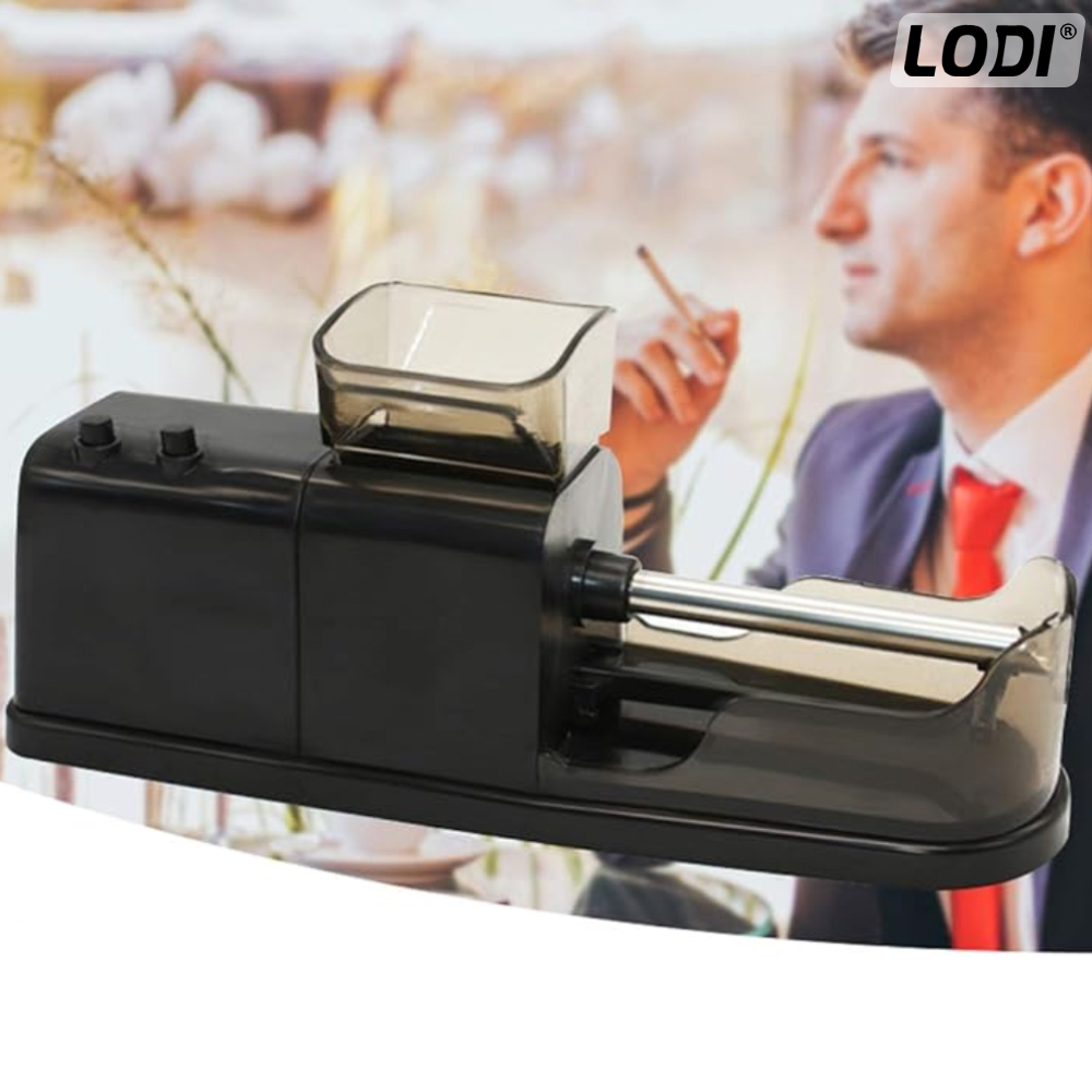 Aparat Electric de Facut Tigari Lodi279, injector de tutun, ergonomic, dimensiune standard, accesorii incluse, negru