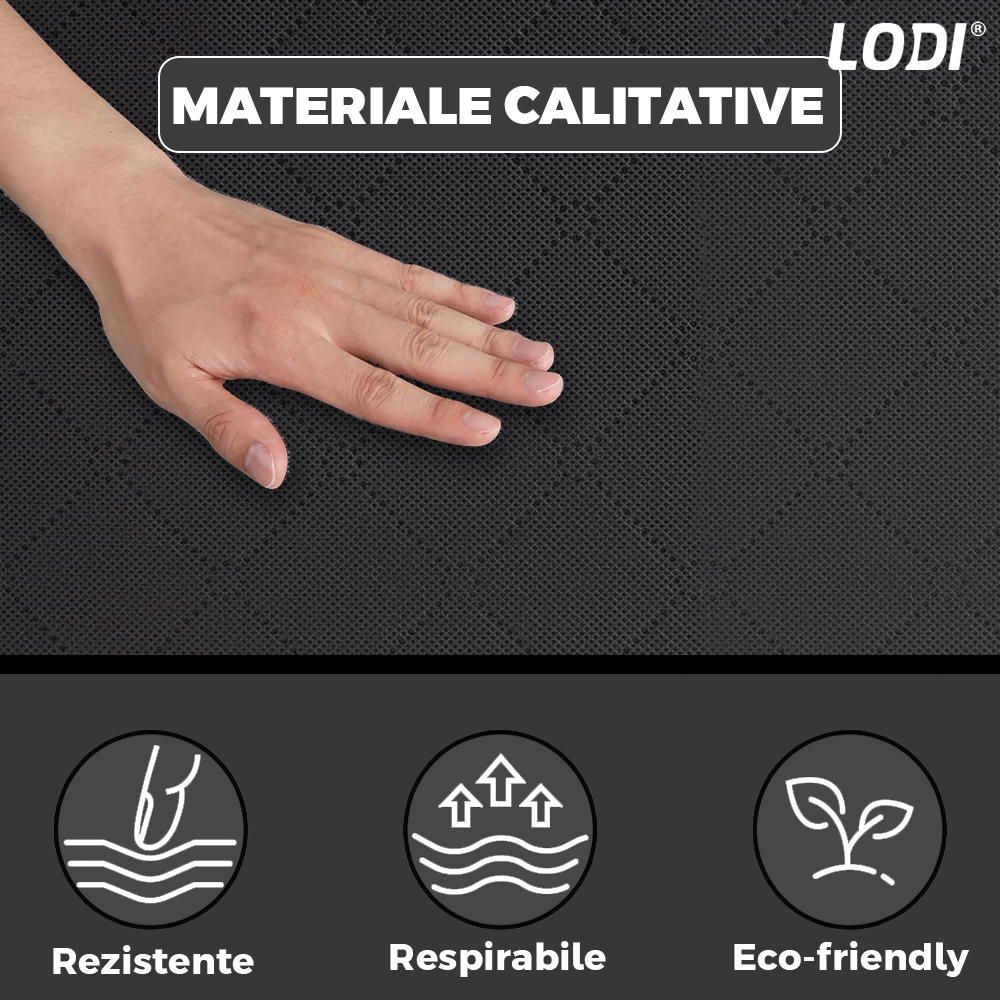 Cutie Depozitare si Organizare Mica Lodi1024, pliabila, maner ranforsat si fereastra transparenta, pentru haine/paturi/ plapumi/ perne/ lenjerii de pat/jucarii, 60L, 46x 48x 28 cm, negru