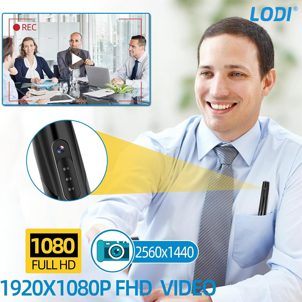 Pix Spion cu Camera 1080 Full HD Lodi474, inregistrare audio video, foto, aparat spion cu camera ascunsa, capacitate de stocare 64 gb, negru