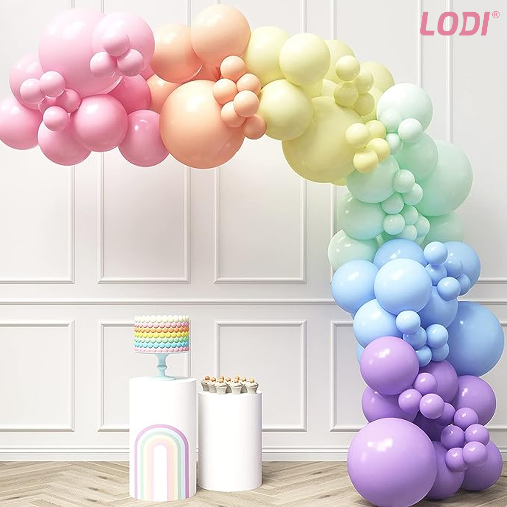 Set 15 Baloane Lodi299, pentru Petreceri/Aniversari/Evenimente, o singura dimensiune, latex, multicolor pastel