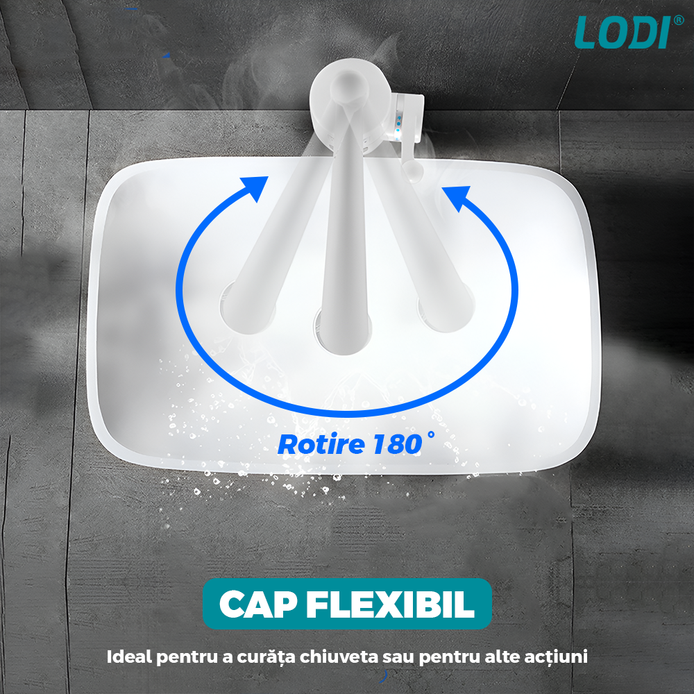 Robinet Electric pentru Incalzit Apa Lodi1199, materiale calitative, sistem de incalzire eficient, indicator temperatura, otel inoxidabil, alb