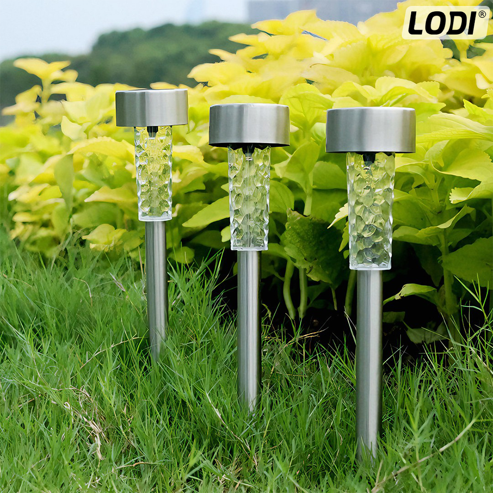 Set 10 Lampi Solare pentru Gradina Lodi1118, tehnologie LED, pentru exterior, incarcare solara, autonomie 8 ore, tip tarus, material metal, lumina alb cald