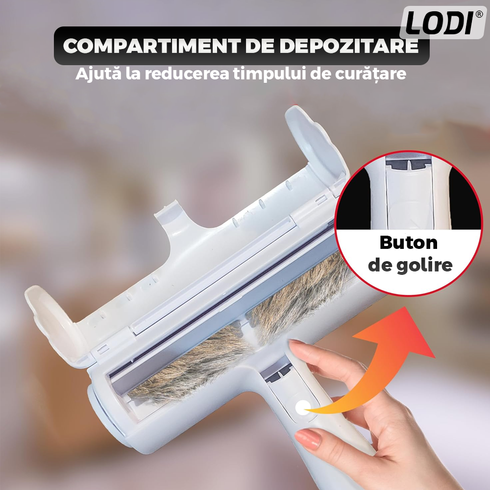 Kit pentru Ingrijire Animale Standard Lodi1010, 3 accesorii, perie cu zimti, perie pentru scame, perie de lemn, usor de utilizat, durabile, calitative