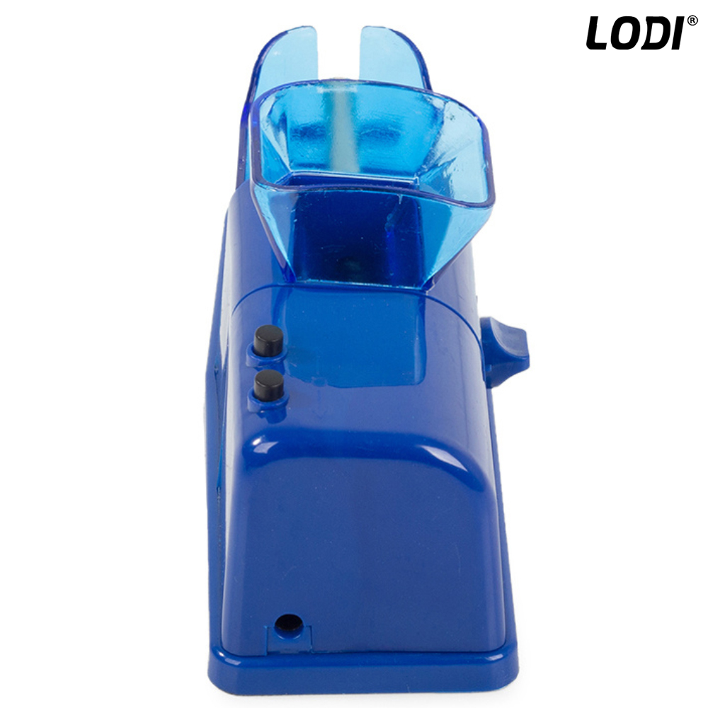 Aparat Electric de Facut Tigari Lodi281, injector tutun, ergonomic, dimensiune standard, accesorii incluse, albastru