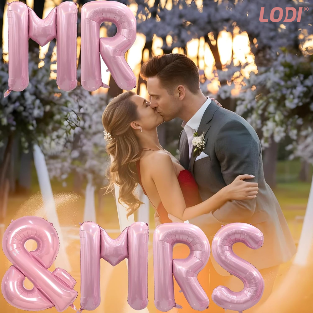 Balon in Forma de Litera M Lodi1475, metalizat, pentru Petreceri/Aniversari/Evenimente, rezistent, folie, roz, 40 cm