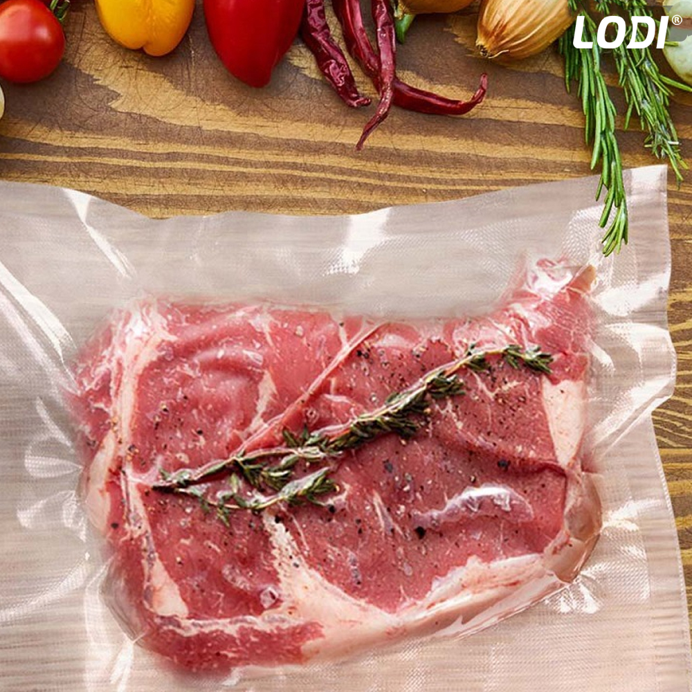 Set de Role Folii pentru Vidat Universale Lodi, 5m x 20cm, compatibile cu orice aparat de vidat, gofrate, reutilizabile, rezistente la caldura, transparente