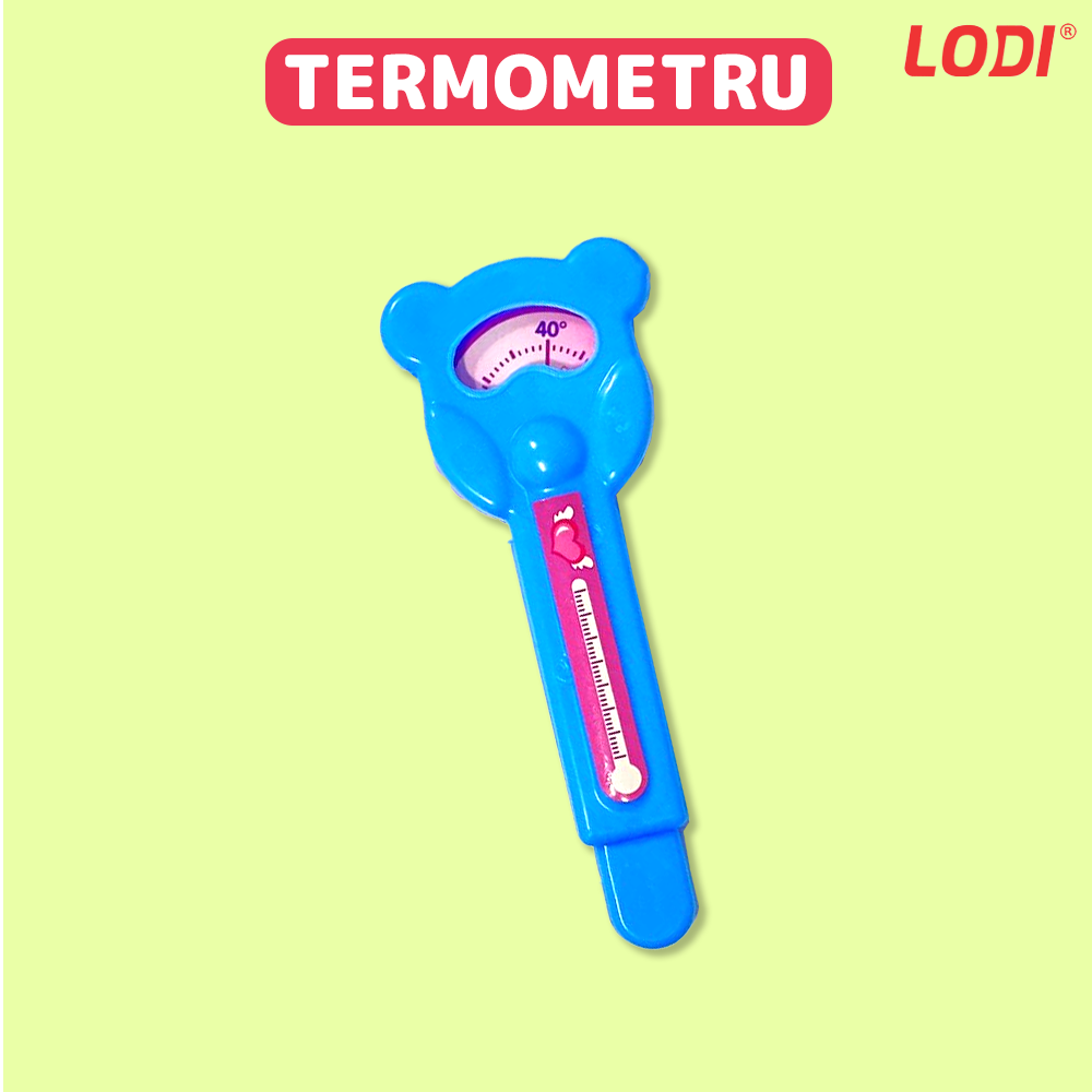 Set Trusa Medicala Asistenta Doctor Lodi481, joc de rol, 13 accesorii si cutie penntru depozitare, mini pacient, 37.5 x 21 cm, rosu