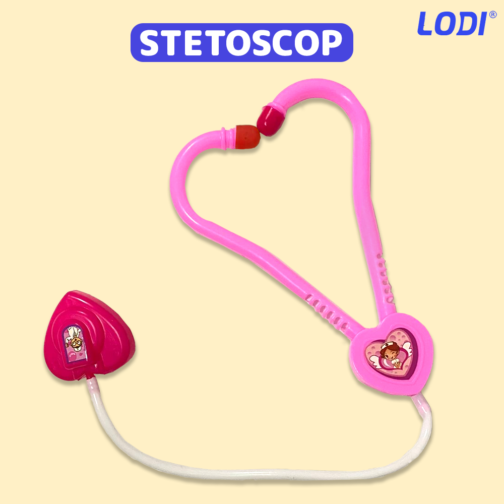 Set Trusa Medicala Asistenta Doctor Lodi482, joc de rol, 13 accesorii si cutie penntru depozitare, mini pacient, 37.5 x 21 cm, albastru