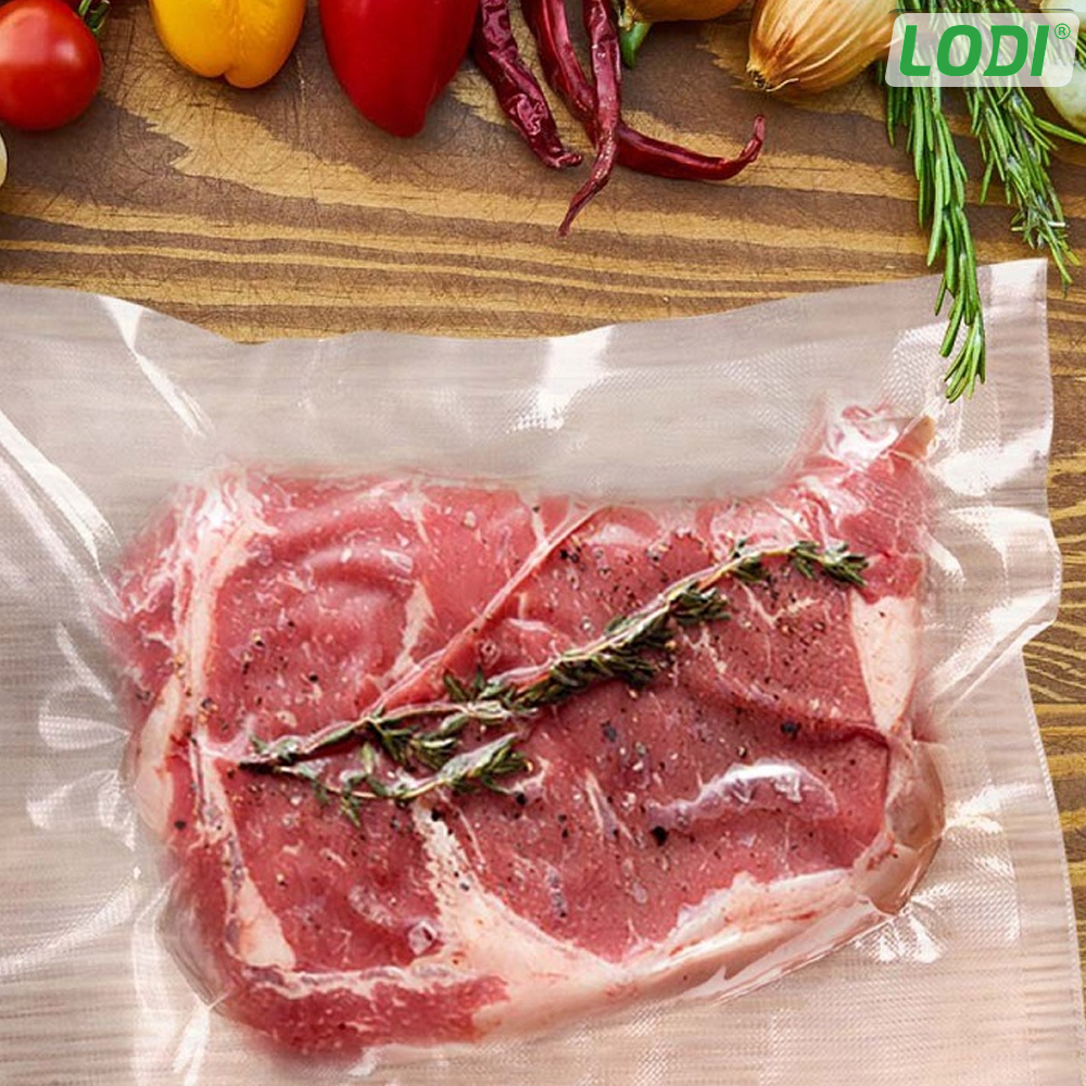 Set de Role Folii pentru Vidat Universale Lodi, 5m x 17cm, compatibile cu orice aparat de vidat, gofrate, reutilizabile, rezistente la caldura, transparente