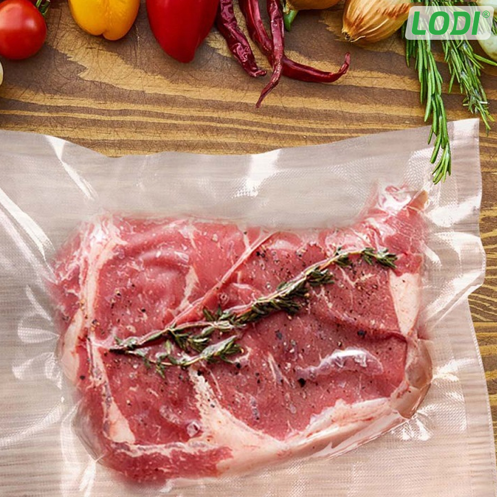 Set de Role Folii pentru Vidat Universale Lodi, 5m x 15cm, compatibile cu orice aparat de vidat, gofrate, reutilizabile, rezistente la caldura, transparente