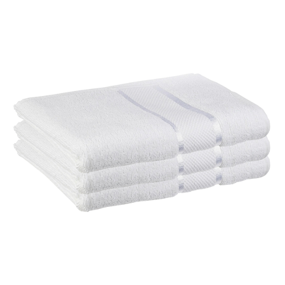Prosop de baie si de fata Lodi, pentru uz rezidential/hotel/calatorii, densitate 420g/m², model egiptean, bumbac 100%, dimensiuni 70x130 cm, alb