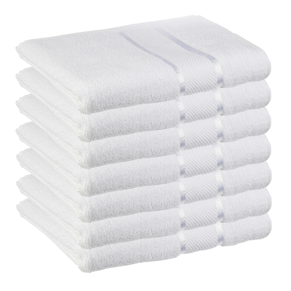 Prosop de baie si de fata Lodi, pentru uz rezidential/hotel/calatorii, densitate 420g/m², model egiptean, bumbac 100%, dimensiuni 70x130 cm, alb