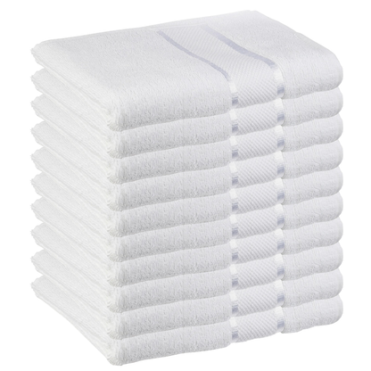 Prosop de baie si de fata Lodi, pentru uz rezidential/hotel/calatorii, densitate 420g/m², model egiptean, bumbac 100%, dimensiuni 70x130 cm, alb
