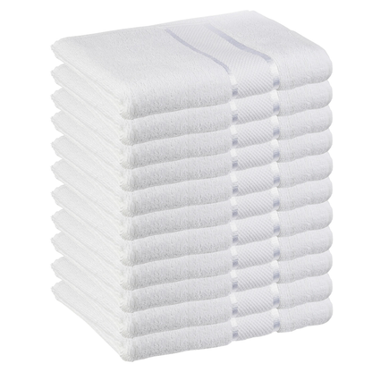 Prosop de baie si de fata Lodi, pentru uz rezidential/hotel/calatorii, densitate 420g/m², model egiptean, bumbac 100%, dimensiuni 70x130 cm, alb