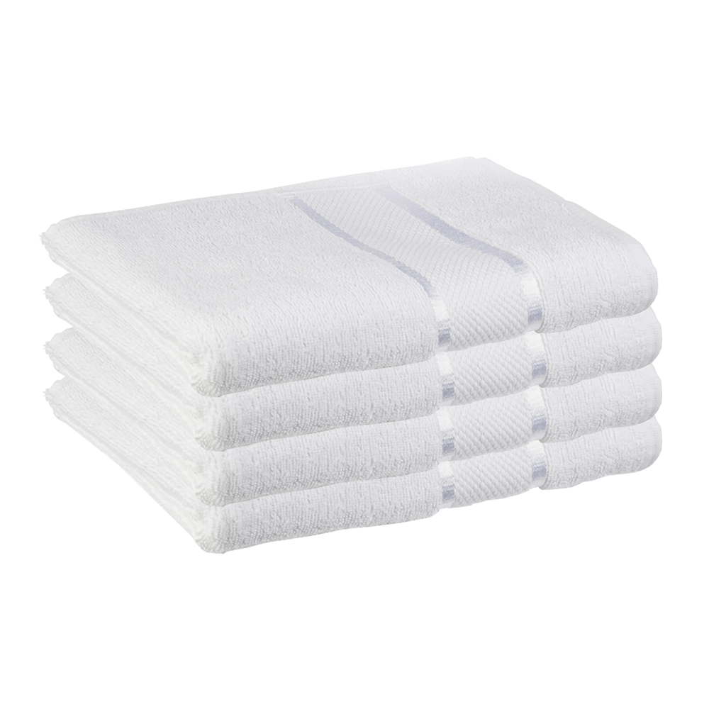 Prosop de baie si de fata Lodi, pentru uz rezidential/hotel/calatorii, densitate 420g/m², model egiptean, bumbac 100%, dimensiuni 70x130 cm, alb