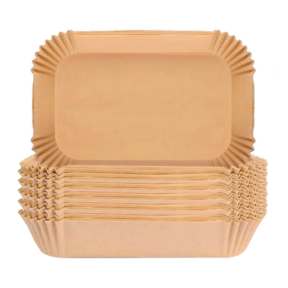 Set 500 Bucati Hartie de Copt pentru Air Fryer Lodi967, friteuza, unica folosinta, , 22 x14 x 4.5 cm, dreptunghiular, maro