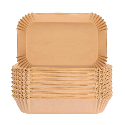 Set 700 Bucati Hartie de Copt pentru Air Fryer Lodi969, friteuza, unica folosinta, , 22 x14 x 4.5 cm, dreptunghiular, maro