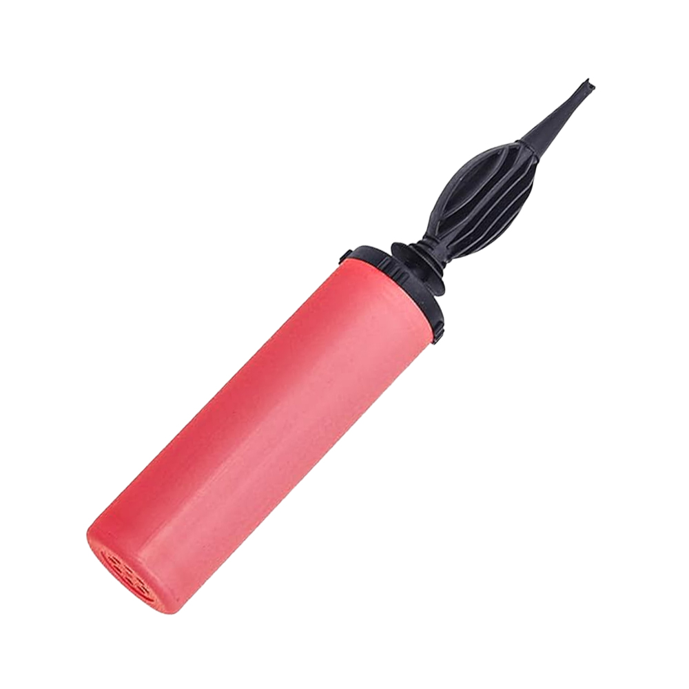 Pompa Manuala Pentru Umflat Baloane cu Dublu Sens Lodi371, multifunctionala, materiale calitative, umflare rapida, rosu/negru, 28 cm