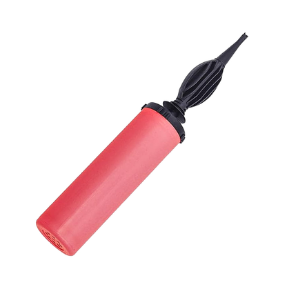 Pompa Manuala Pentru Umflat Baloane cu Dublu Sens Lodi371, multifunctionala, materiale calitative, umflare rapida, rosu/negru, 28 cm