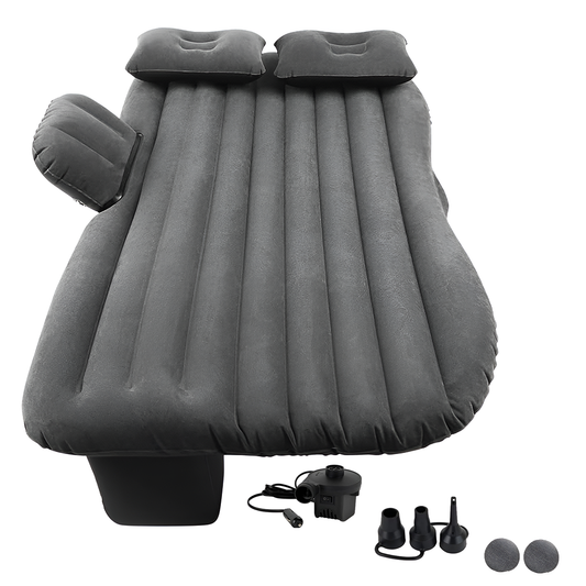 Saltea Auto Gonflabila 2 in 1 Lodi1237, scaun spate si travel bed, materiale calitative, pluristratificata, saculet de depozitare, pompa pentru umflare inclusa, 138 x 85 cm, negru
