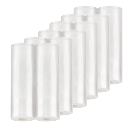 Set de Role Folii pentru Vidat Universale Lodi, 5m x 20cm, compatibile cu orice aparat de vidat, gofrate, reutilizabile, rezistente la caldura, transparente