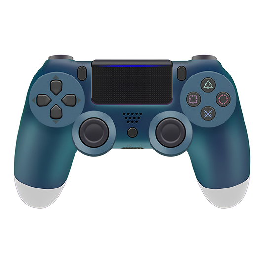 Controller Wireless DoubleShock Lodi1197, compatibil cu PS4, joystick-uri analog, vibratie dubla, baterie performanta, verde